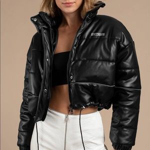 NEW I.AM.GIA Hersilla Black Cropped Puffy Jacket